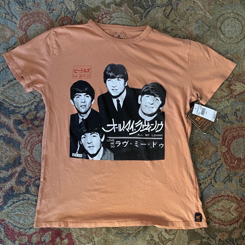 Trunk Ltd Beatles short sleeve tee L burnt orange